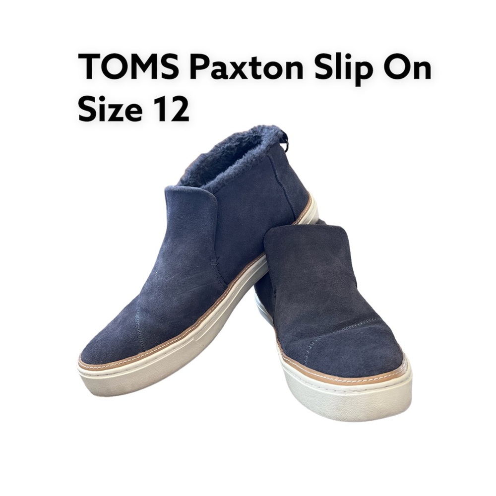 EUC TOMS Paxton Slip On, Size 12